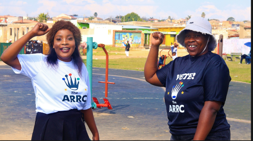 ARRC Members Showing Solidarity at Community Park